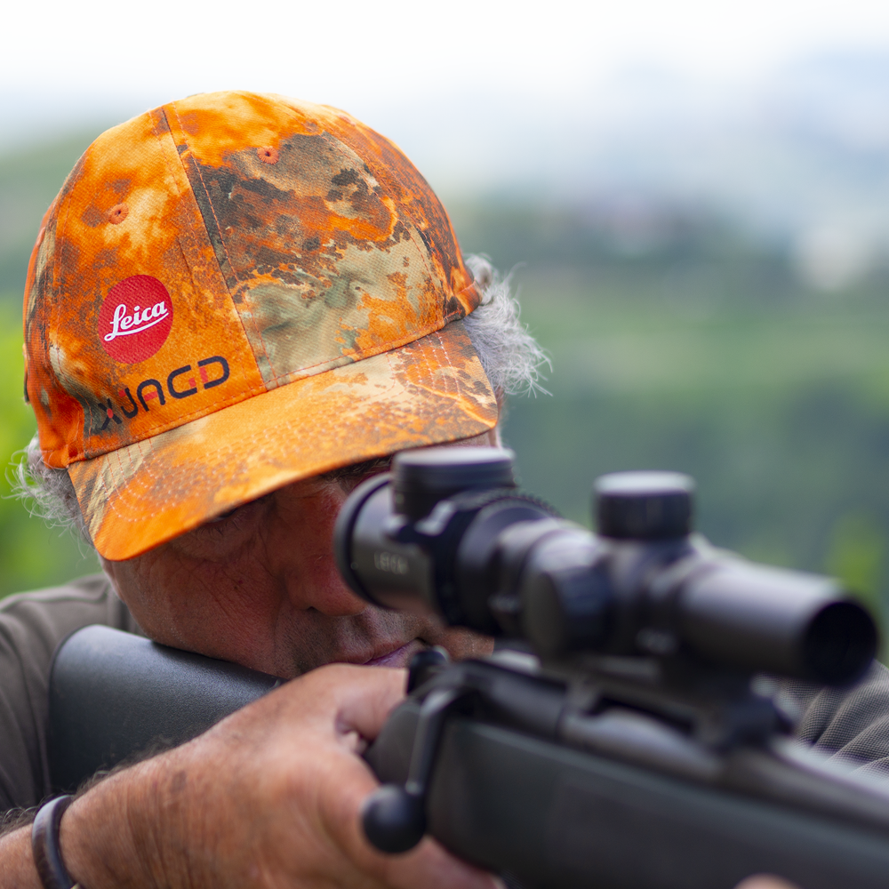 Cappellino X-Jagd Leica Camouflage arancione